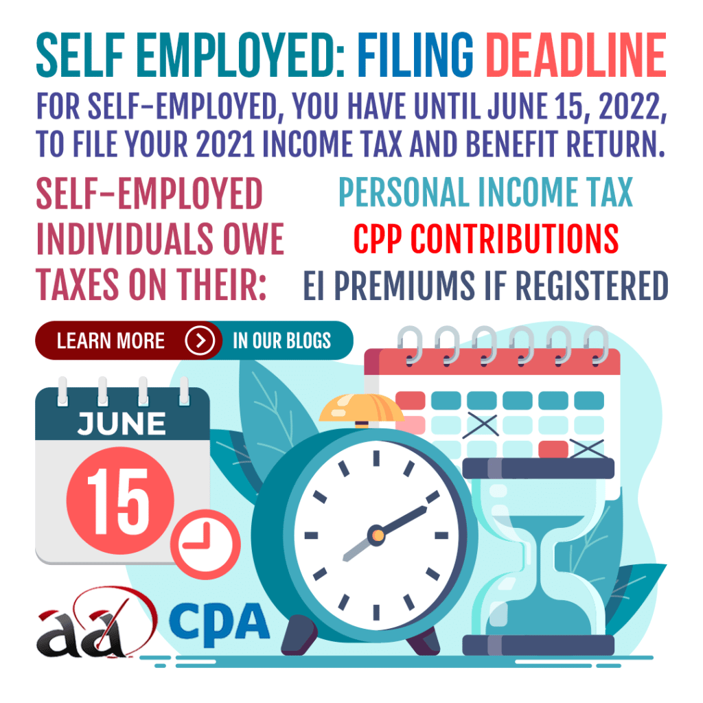 Self-Employed Filing Deadline