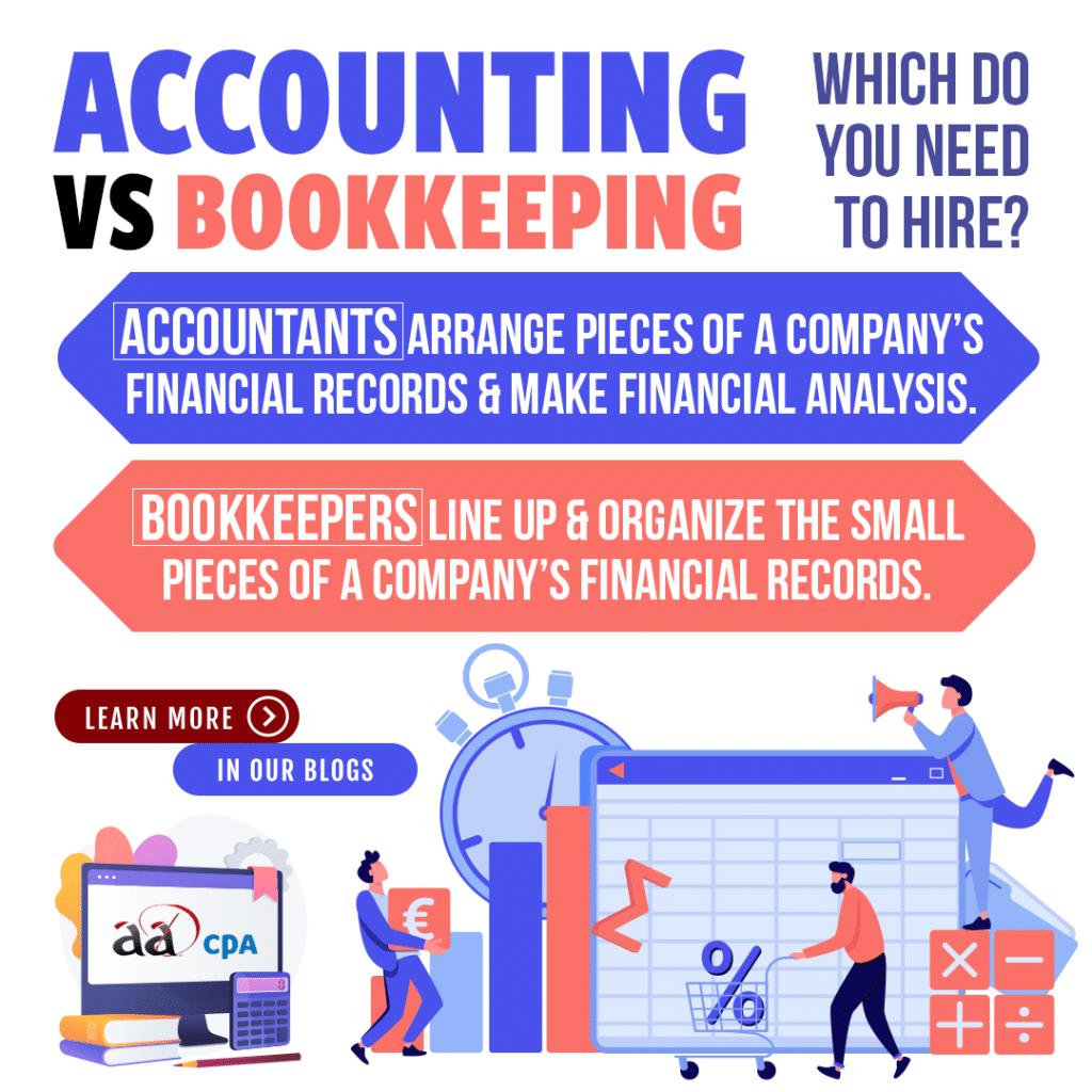 Bookkeeping vs Accounting