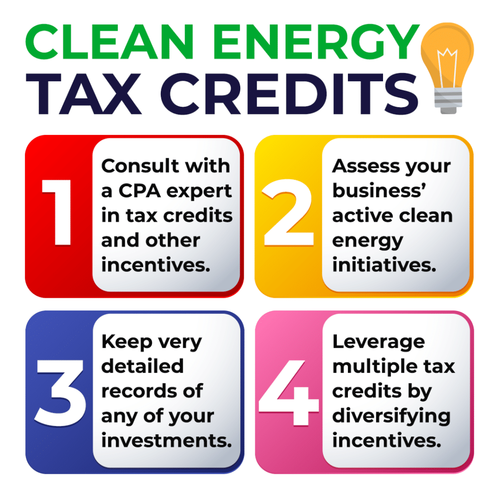Steps to Apply for Clean Energy Tax Credits