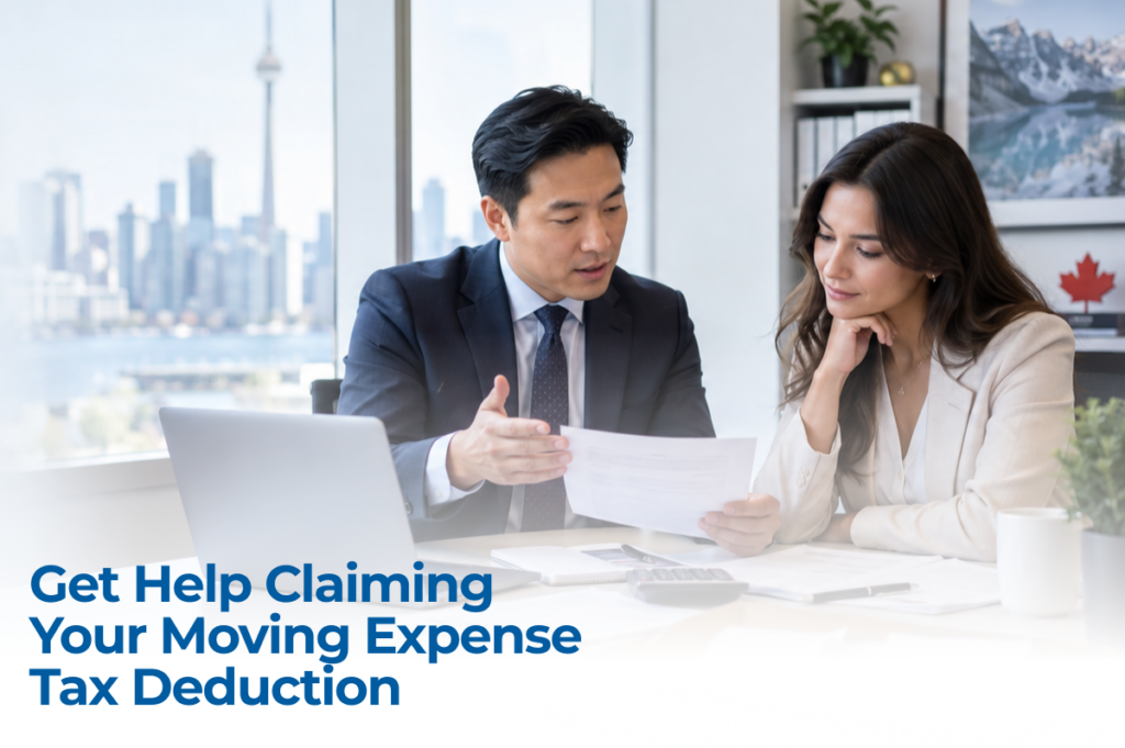 Moving expense tax deduction limits in Canada including eligible income, the 15-day temporary accommodation limit, and ,000 vacant home limit.